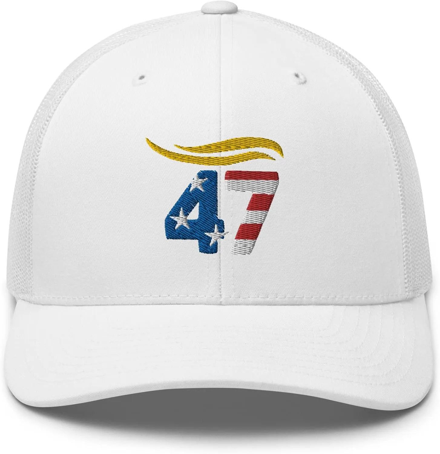 American Flag President 47 Retro Trucker Hat for Men Women