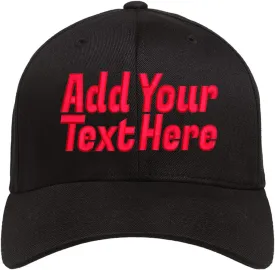 Custom Hats Design Your Own Baseball Cap Embroidered Dad Hat Personalized Text Adjustable Sports Outdoors