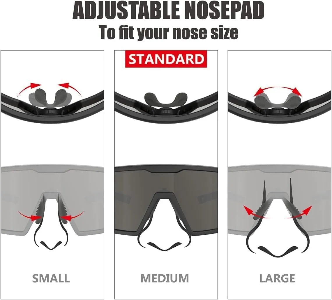 Eazyrun Polarized Small Sports Sunglasses for Youth Women, Baseball Softball Cycling Running Pickleball Padel tennis