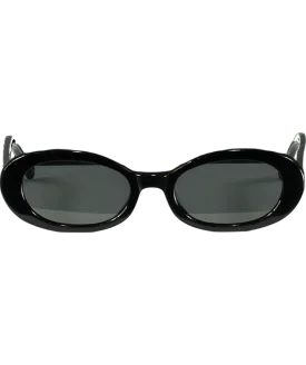 Elisa Johnson Black Lyric Leigh Sunglasses One Size