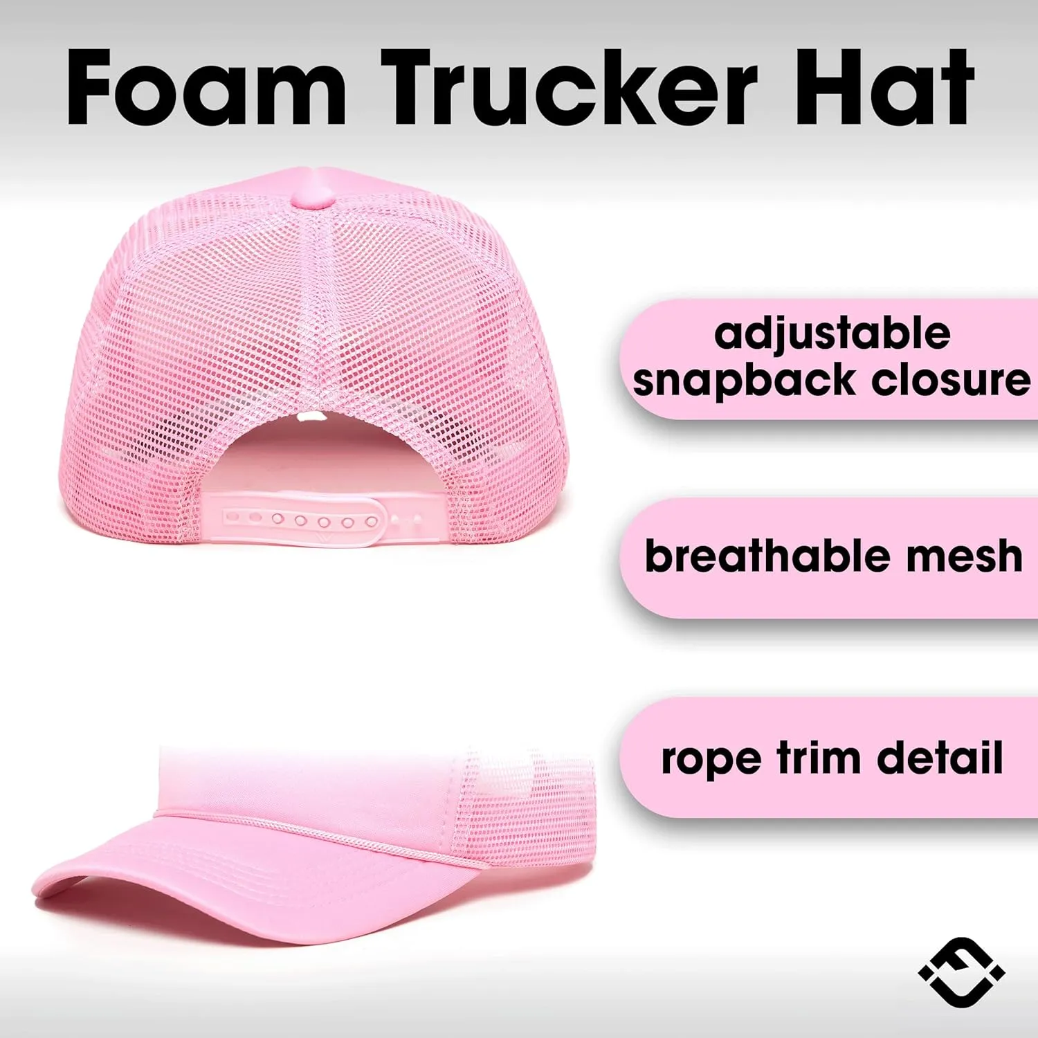 Funky Junque Premium Mesh Snapback Trucker Hat - Stylish Comfort for All - Patriotic, Humor & More