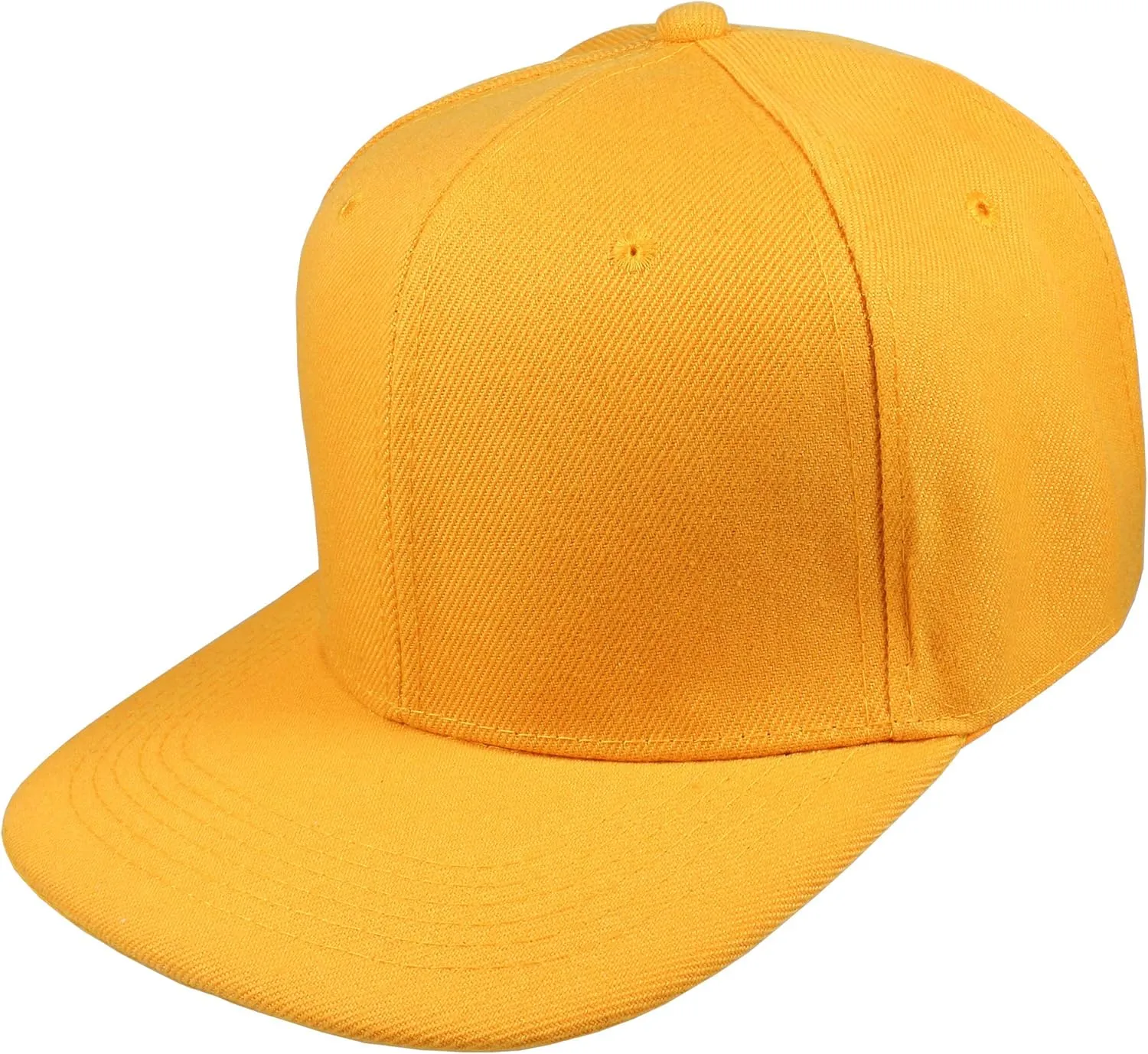 Gelante Plain Blank Flat Brim Adjustable Snapback Baseball Caps LOT 6 Pack
