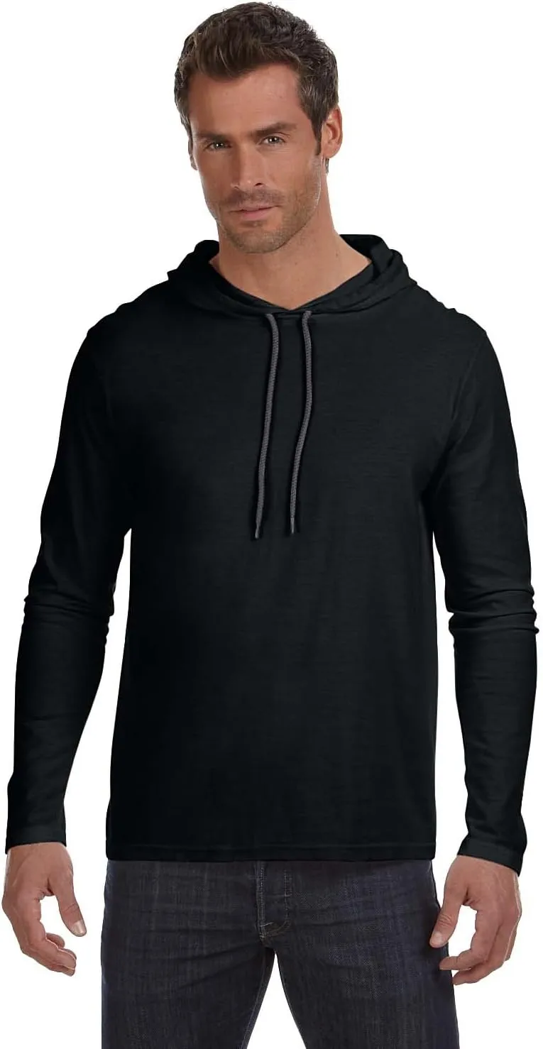Gildan - Softstyle Lightweight Hooded Long Sleeve T-Shirt - 987