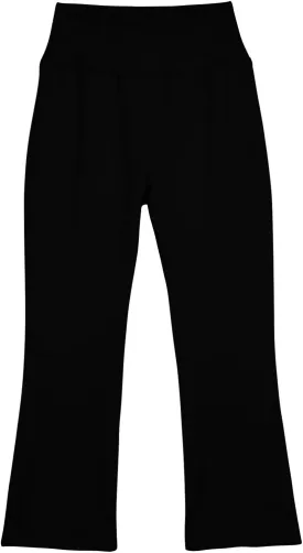 Girls Flare Leggings Toddler Girls High Waisted Yoga Pants Youth Girl Elastic Waist Solid Bell Bottoms for Dance Workout