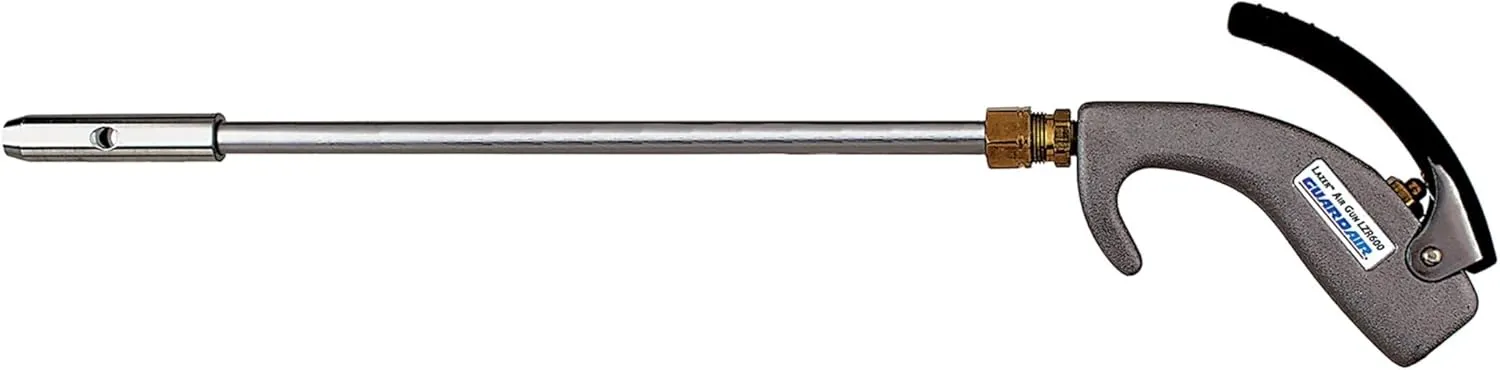 Guardair Lazer Series PalmSwitch Safety Air Gun, Aluminum Venturi Nozzle with 36" Extension and 1/4" FNPT Inlet, Lightweight All Metal Construction