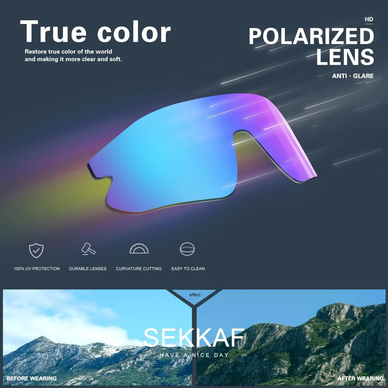 Kids Sunglasses, Youth Baseball Sunglasses Polarized Sports Cycling Shades for Boys Girls Lightweight Frame