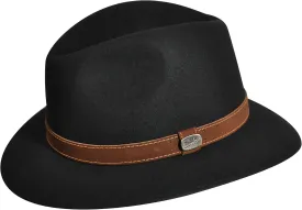 Leopardi Fedora Black 7 3/8