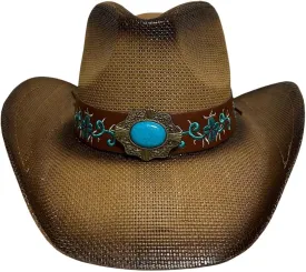 Men's & Women's Western Style Cowboy/Cowgirl Straw Hat