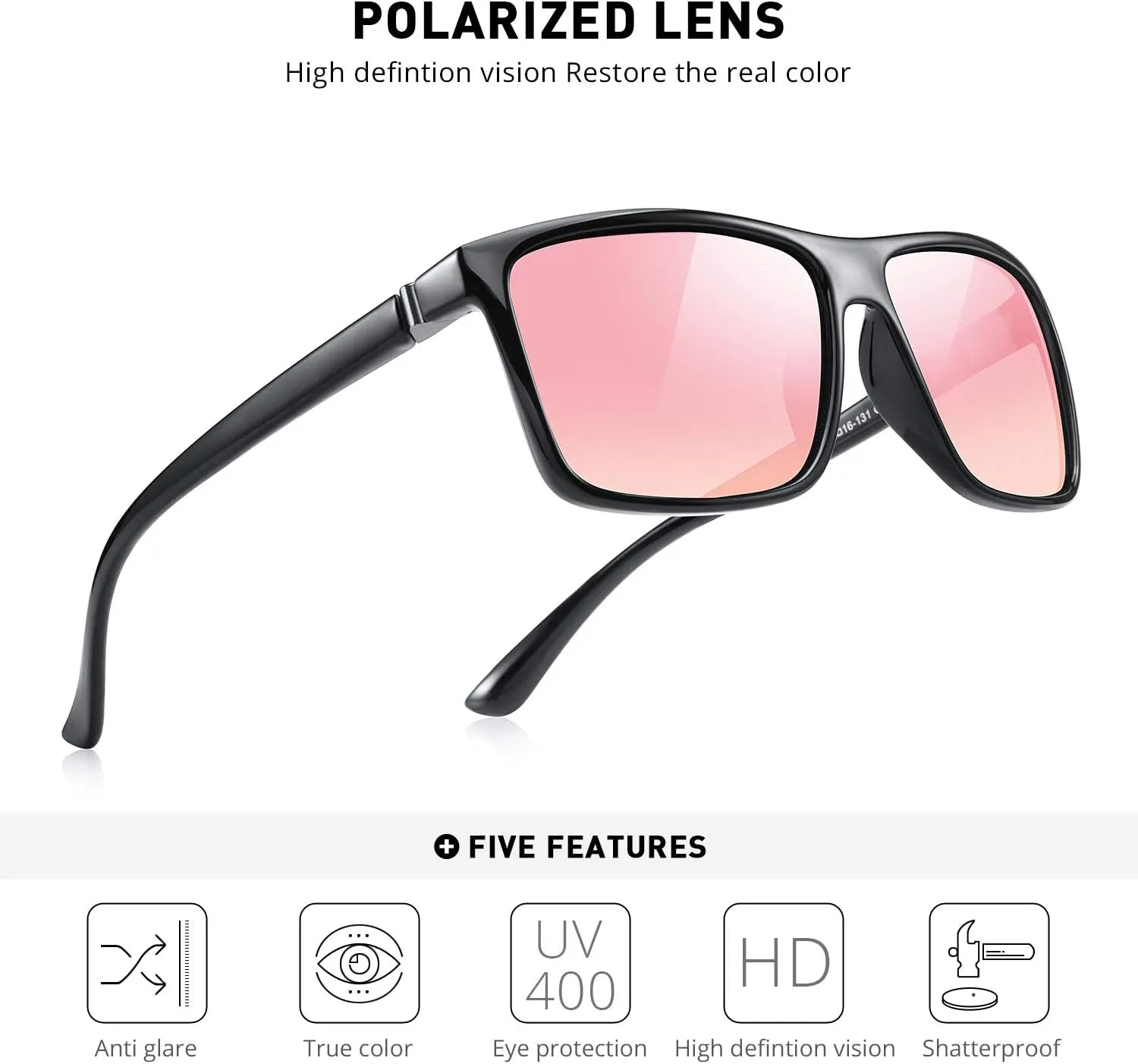 MERRY'S Men Polarized Sunglasses Male Women Outdoor Fishing Sun glasses