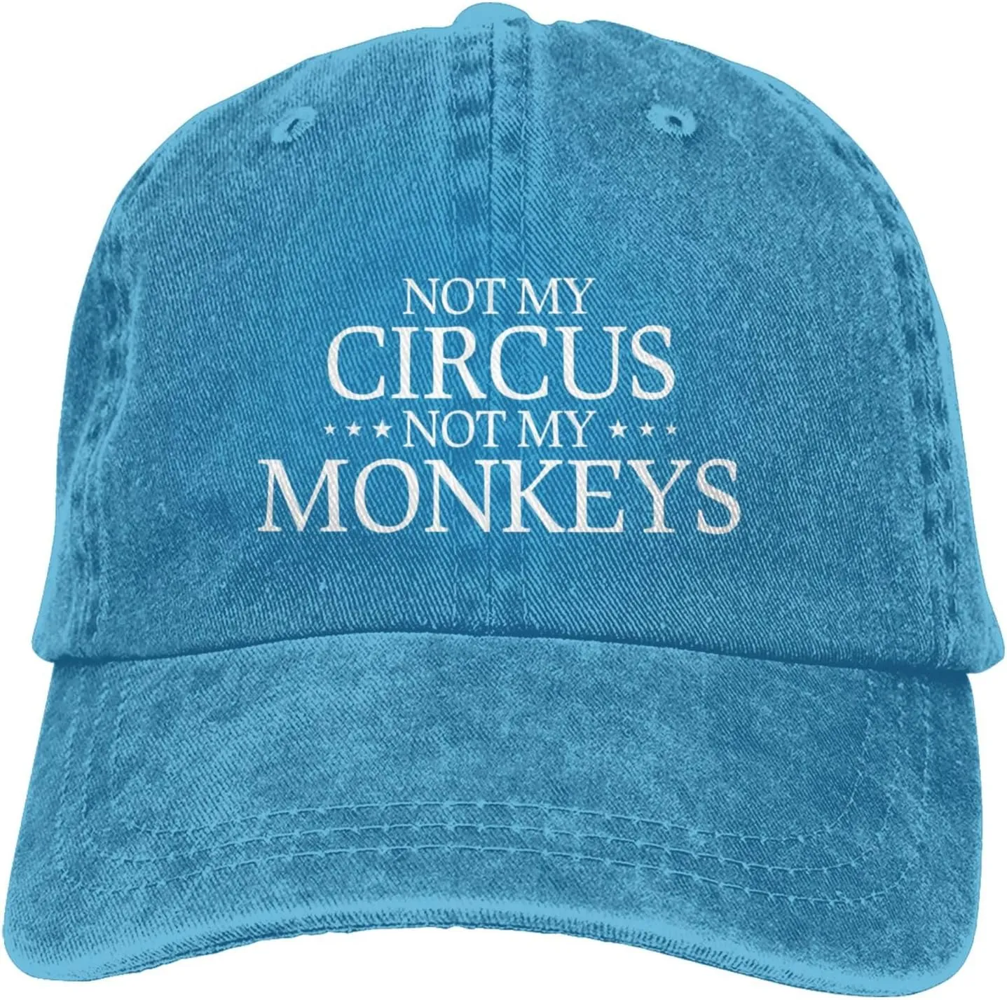 Not My Circus Not My Monkeys Hat for Men Dad Hat Graphic Hat