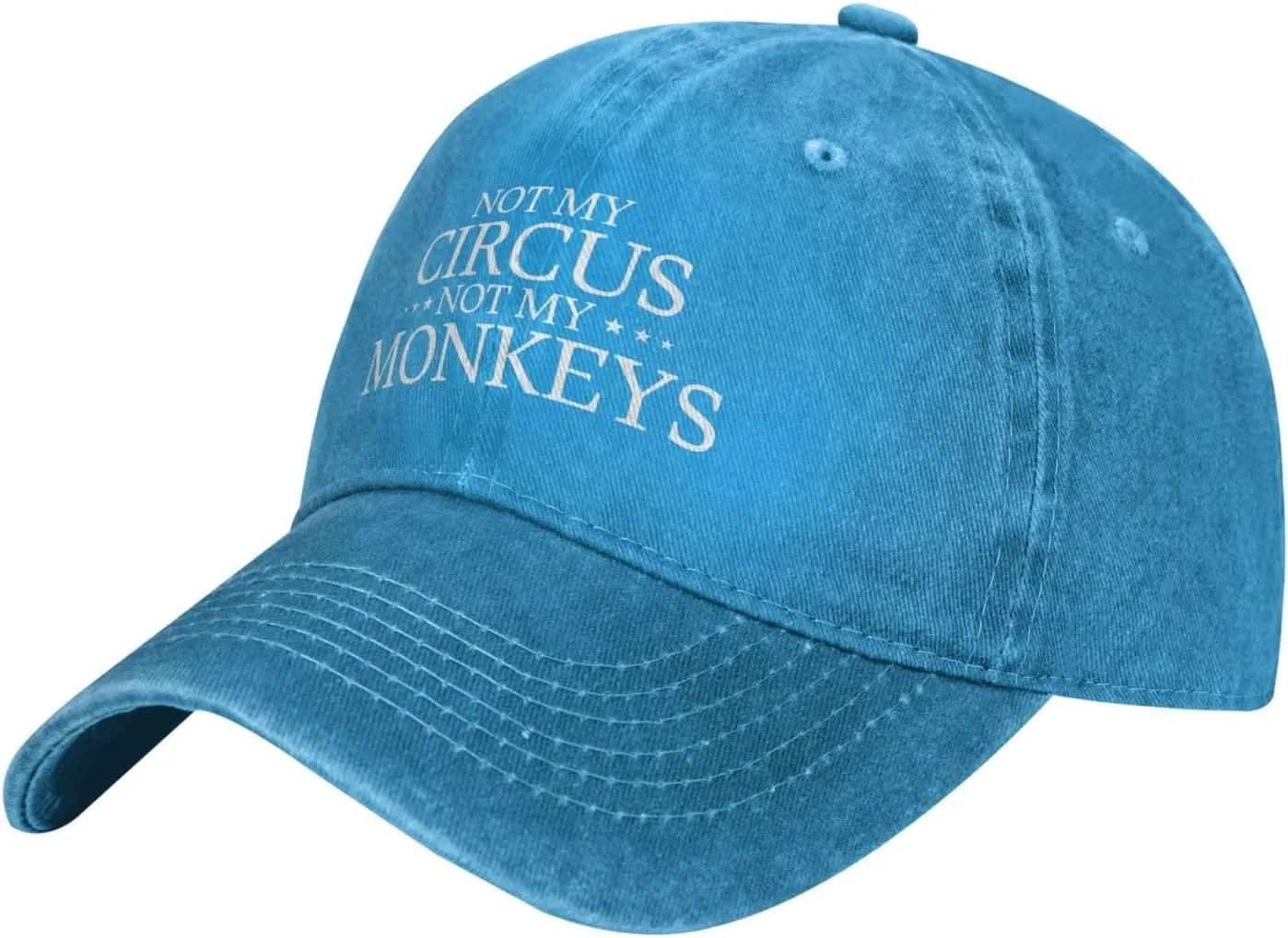 Not My Circus Not My Monkeys Hat for Men Dad Hat Graphic Hat