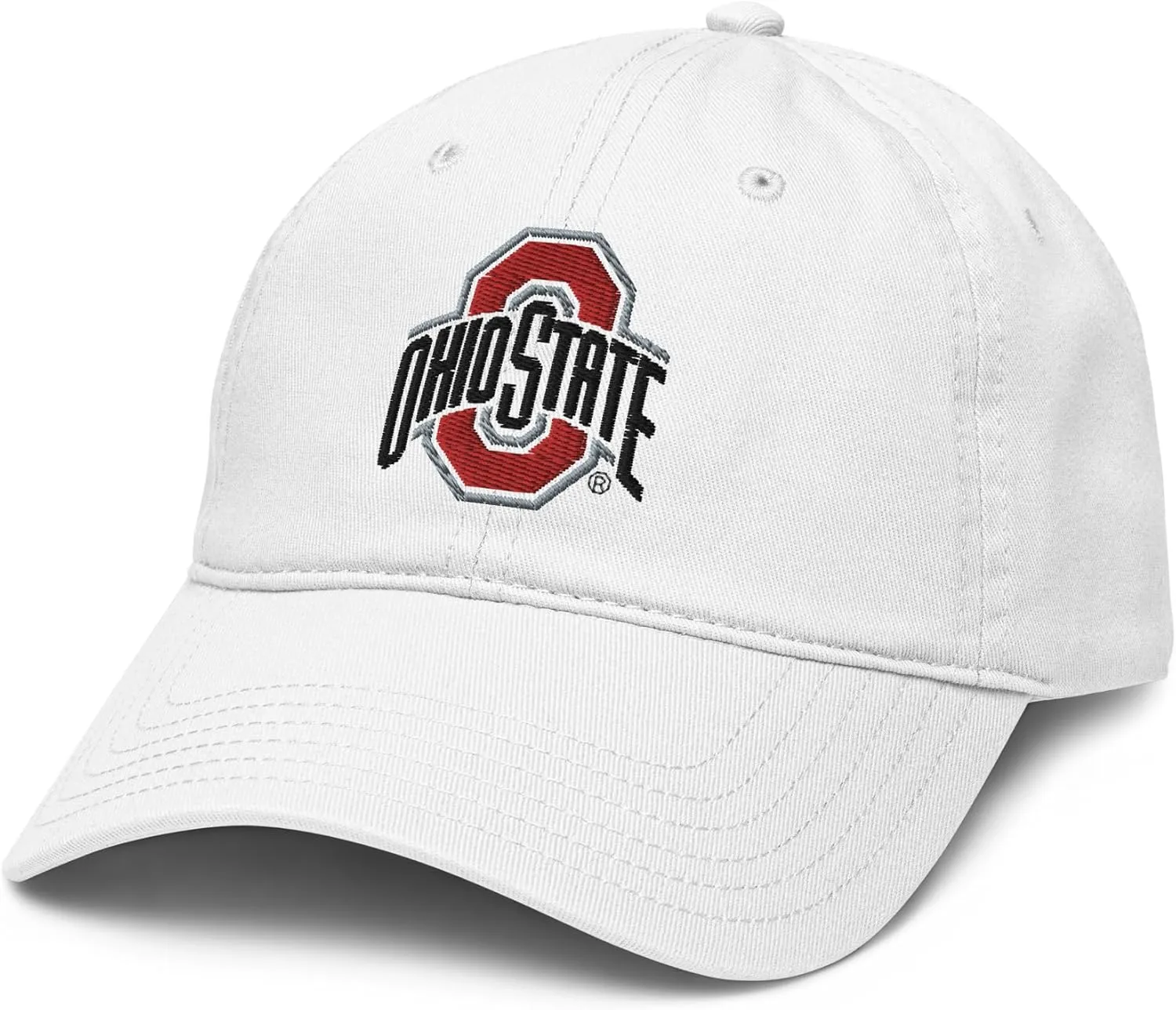 Ohio State Buckeyes Icon Red Officially Licensed Adjustable Baseball Hat