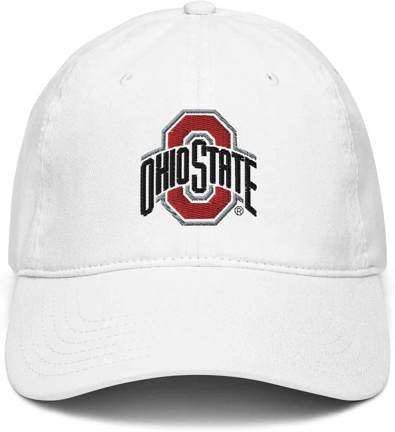 Ohio State Buckeyes Icon Red Officially Licensed Adjustable Baseball Hat