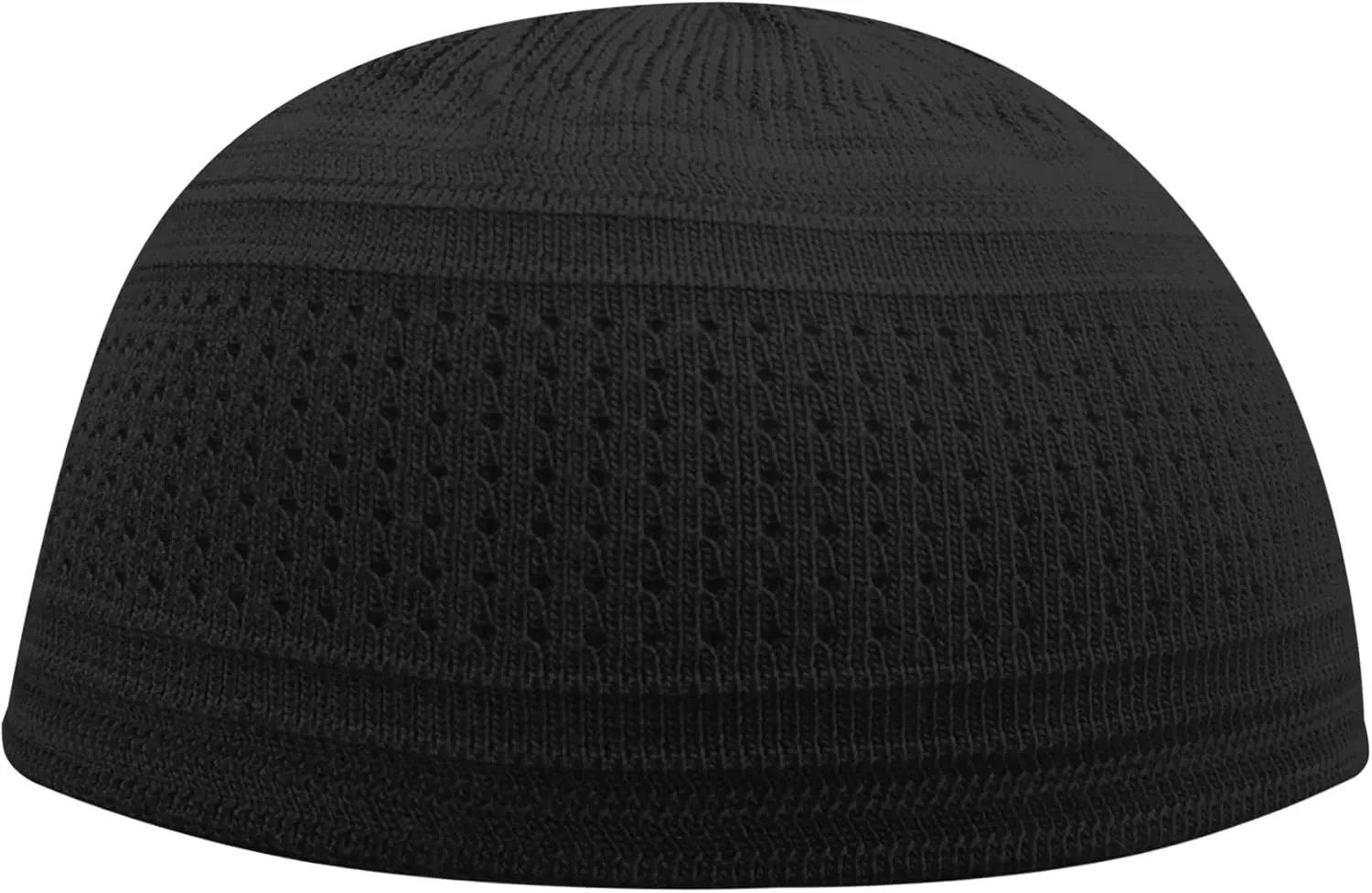 Plain Light Brown Cotton Stretch Knit Kufi Hat Skull Cap - Comfortable Fit