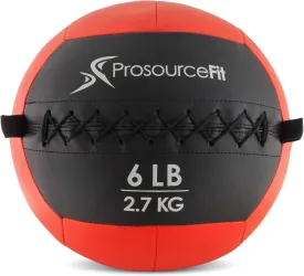 ProsourceFit Soft Medicine Balls, Wall Balls and Full Body Dynamic Exercises, Gray 25 LB