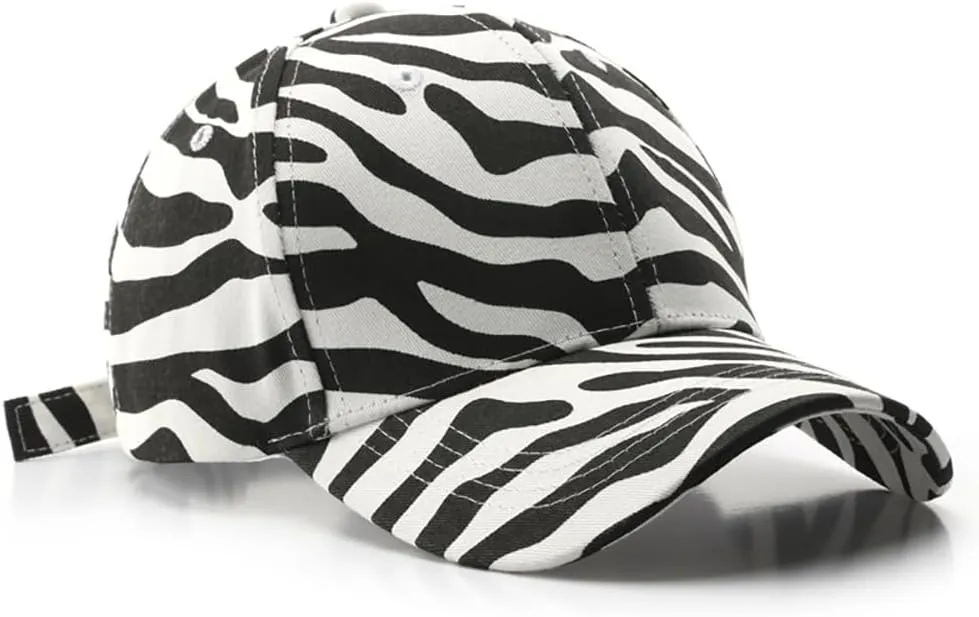 Striped Cap Unisex Baseball Cap Casual Sun Hat