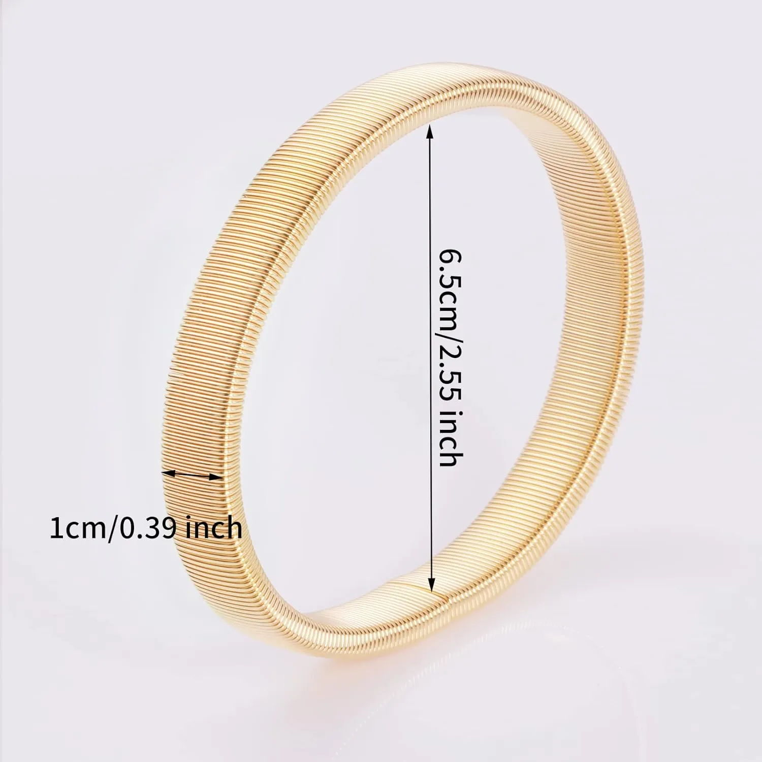 SUMERSHA 6 Pieces Shirt Sleeve Holders Stretchy Metal Armbands Anti-Slip Garters Fixing Long Sleeves for Men Women