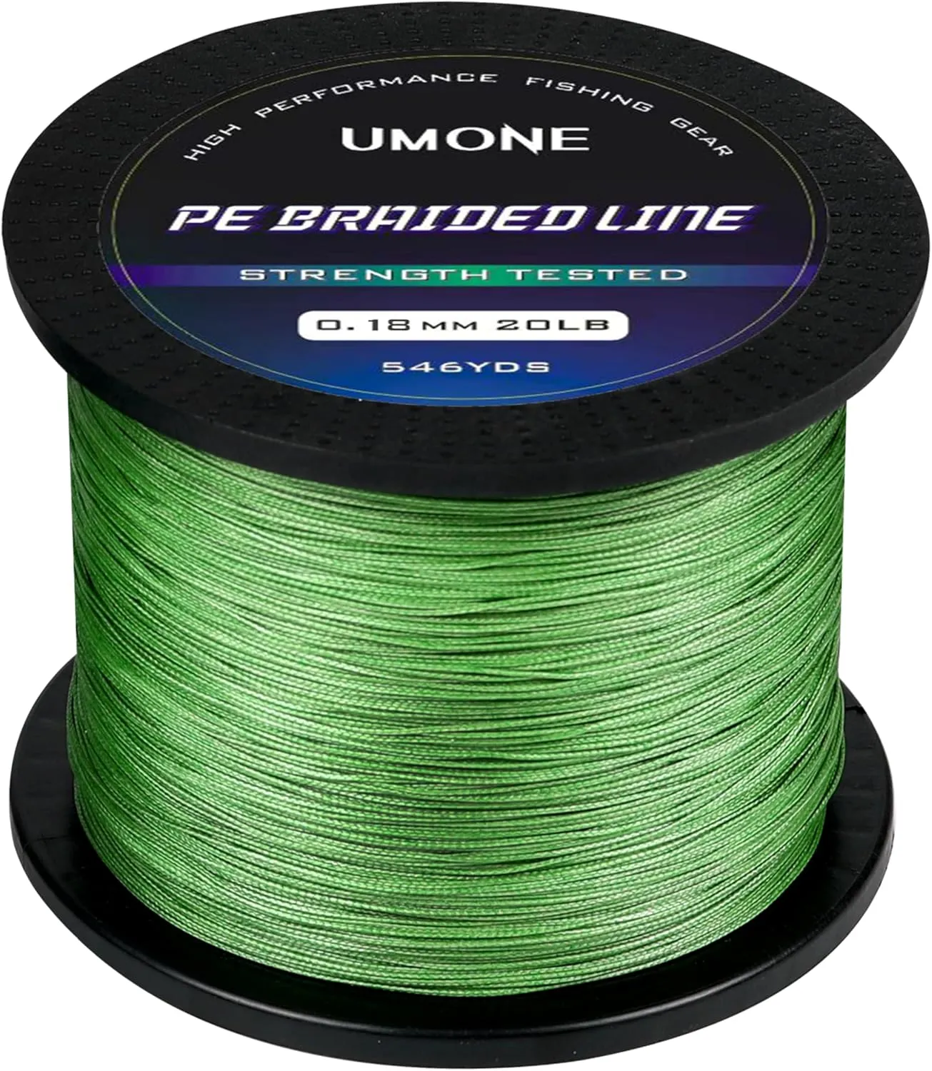UMONE Thinner Braided Fishing Line, Ultra-Strong Abrasion Resistant Zero Stretch Braided Line, 4&8 Strand